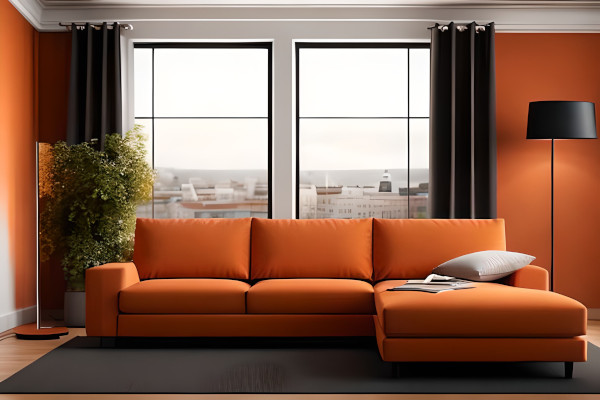 Химчистка стандартного углового диван без дополнительных подушек 1600- 2000 руб.